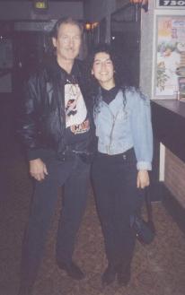 James Burton e Célia Carvalho (Novembro de 1994).