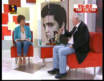 Aníbal Simão, a ser entrevistado por Fátima Lopes.